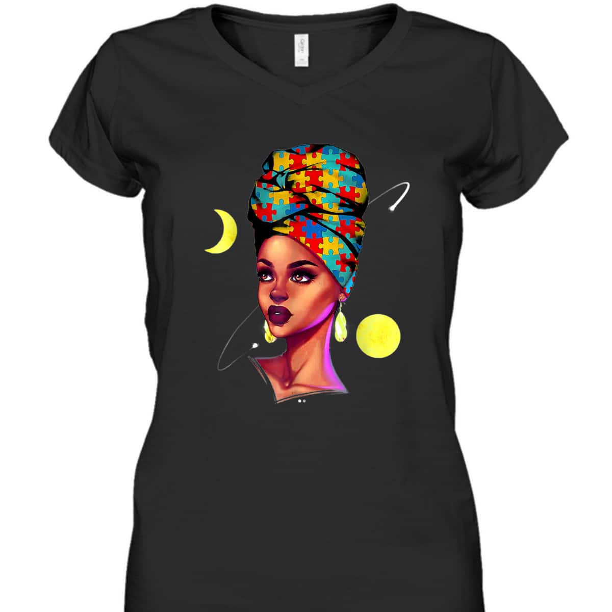 African American Pride Black History Month Autism Awareness T-Shirt