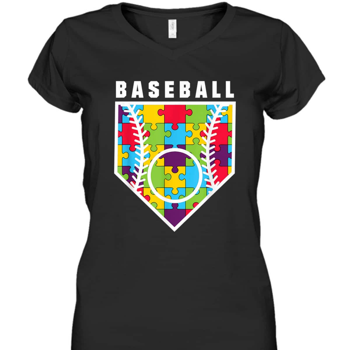 Autism Awareness Baseball T-Shirt Autism Awareness Baseball T-Shirt