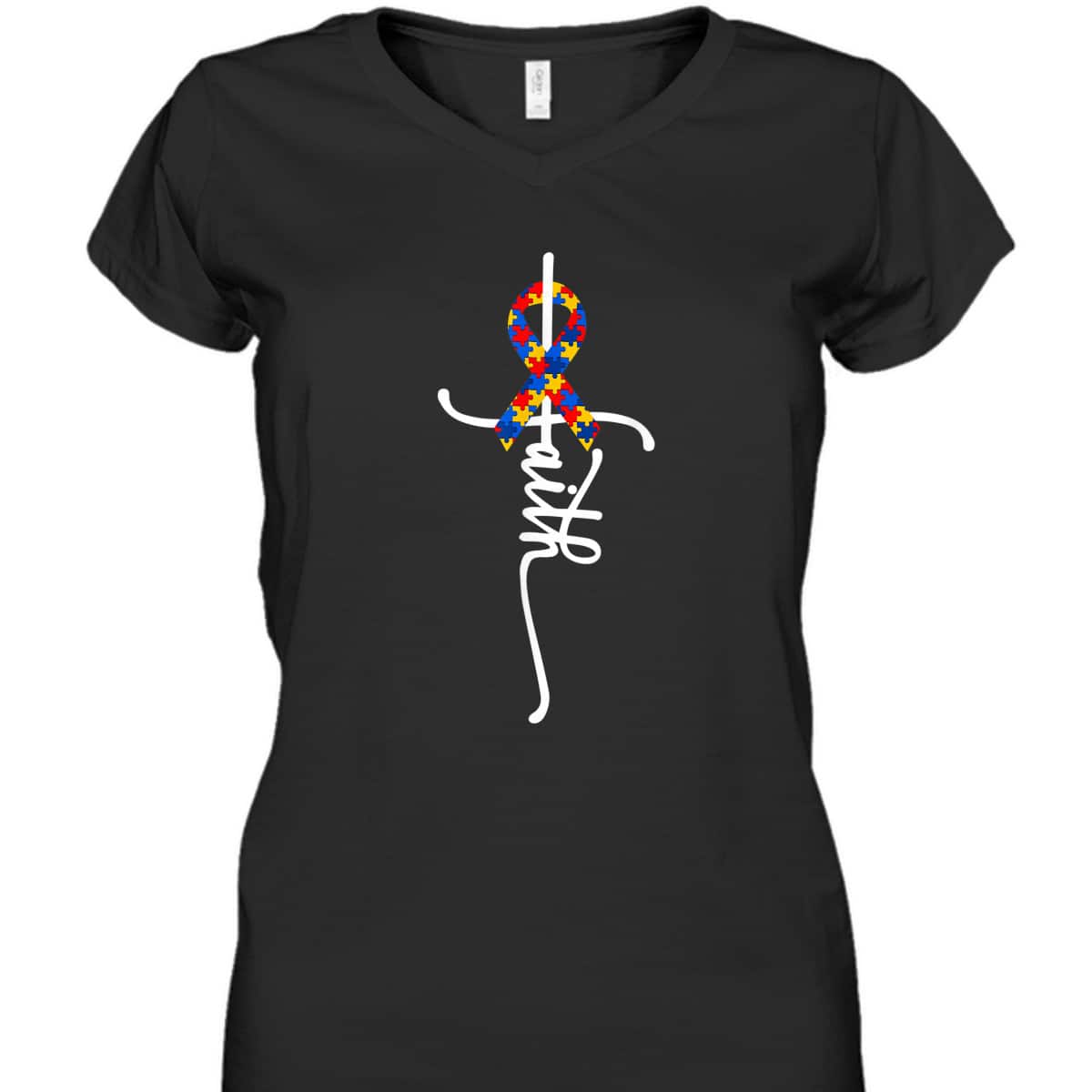 Autism Awareness Autism Faith Autistic ASD T-Shirt
