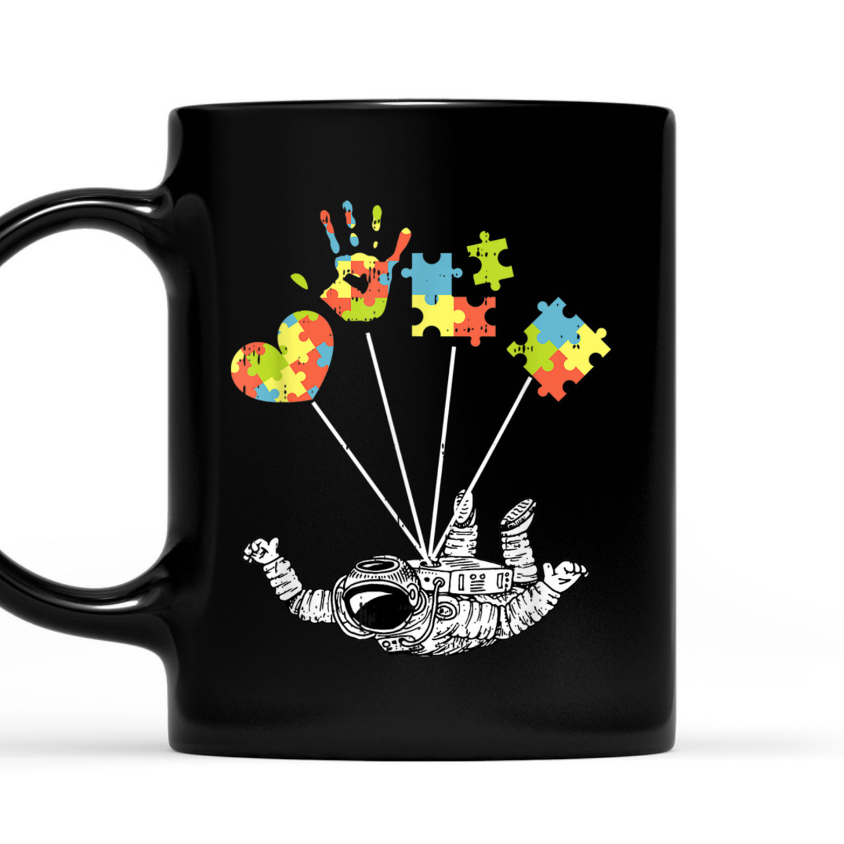 Astronaut Autism Puzzle Awareness Gifts For Autistic T-Shirt