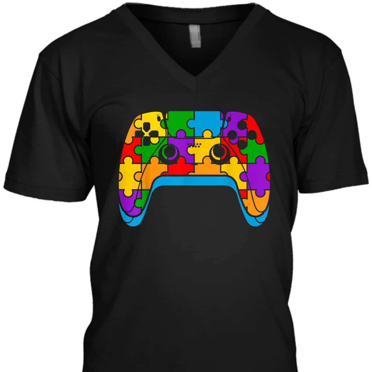 Kids Autism Gaming Controller Boys Autism Awareness T-Shirt
