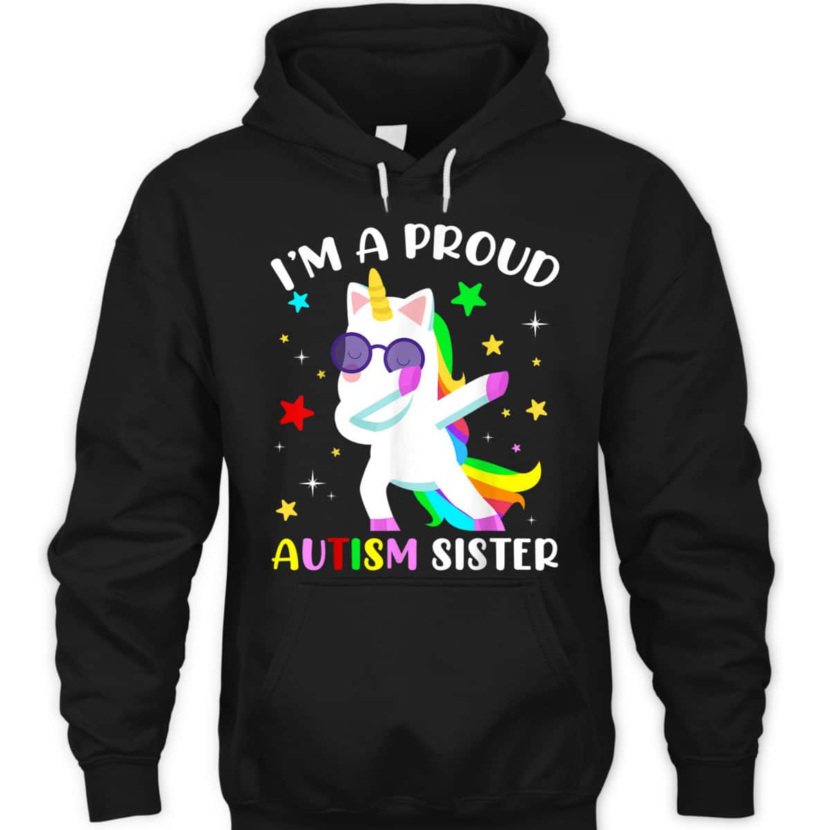 Proud Autism Sister Dab Dance Girls Dabbing Unicorn Autism T-Shirt Proud Autism Sister Dab Dance Girls Dabbing Unicorn Autism T-Shirt