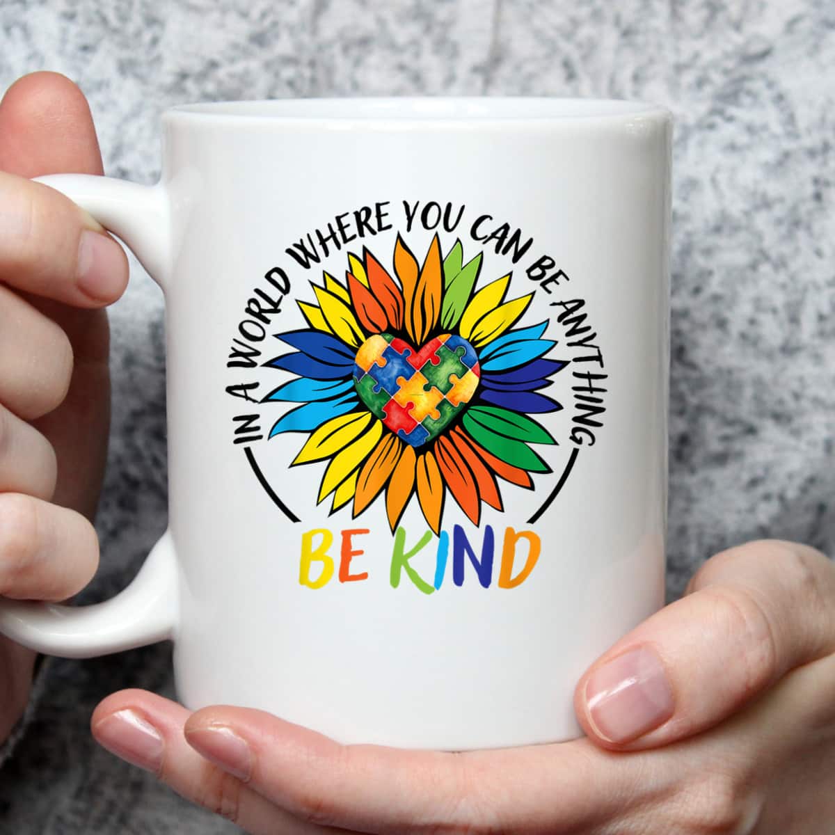 In A World Where You Can Be Anything Be Kind Autism Heart T-Shirt In A World Where You Can Be Anything Be Kind Autism Heart T-Shirt