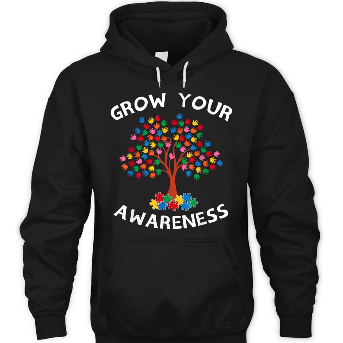 Tree Hands Puzzle Piece Inspirational Autism Awareness Gift T-Shirt Tree Hands Puzzle Piece Inspirational Autism Awareness Gift T-Shirt