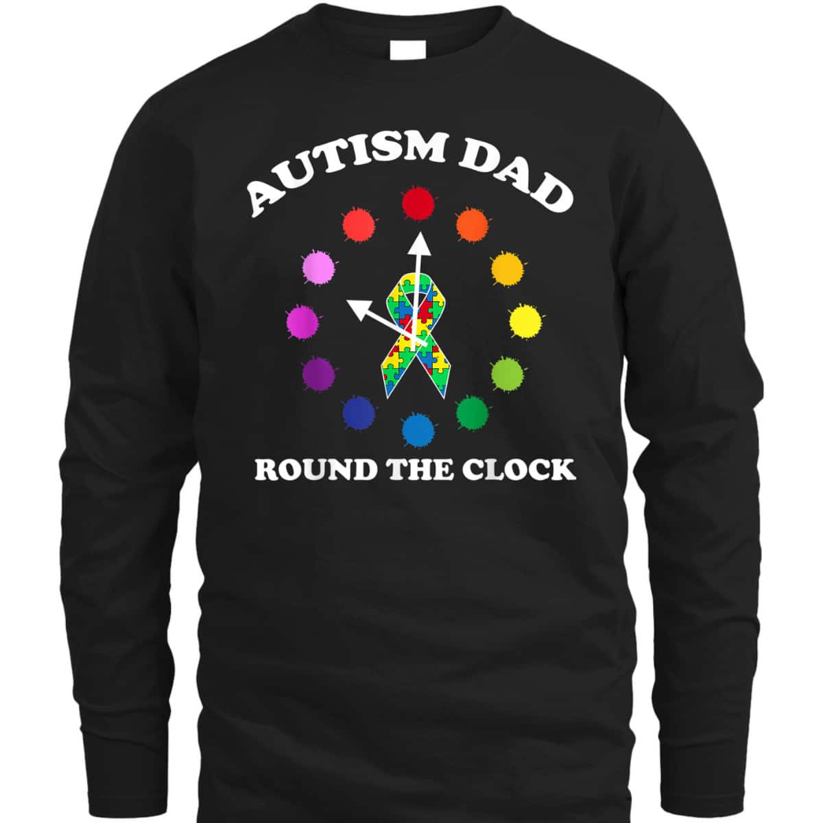 Dad Puzzle Piece Ribbon Autistic Cool Autism Awareness Gift T-Shirt Dad Puzzle Piece Ribbon Autistic Cool Autism Awareness Gift T-Shirt