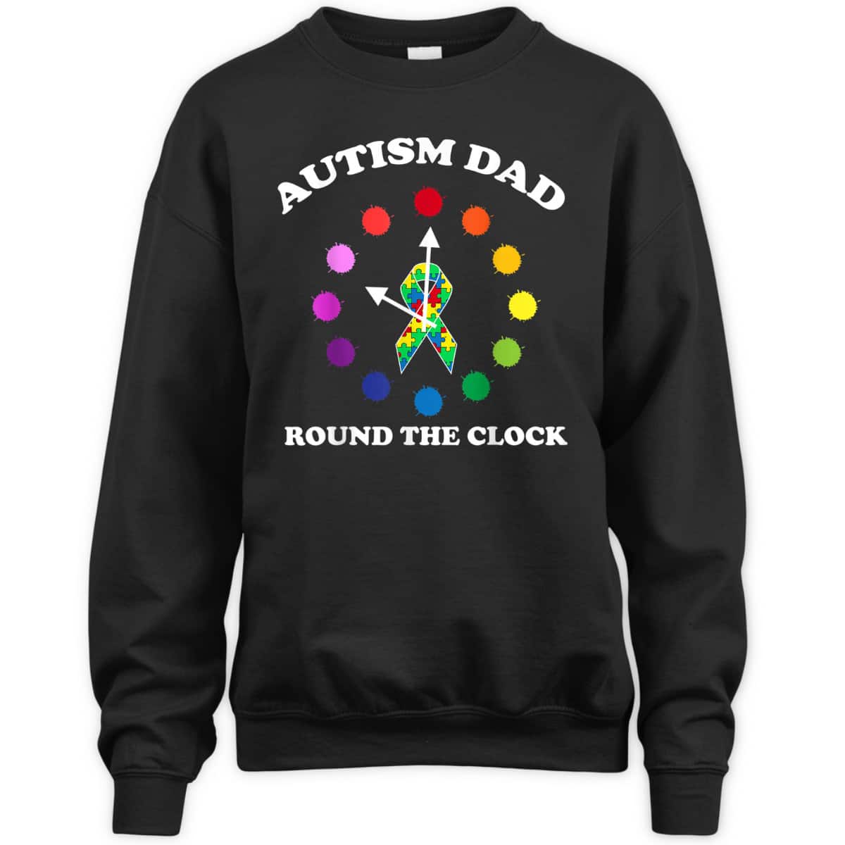 Dad Puzzle Piece Ribbon Autistic Cool Autism Awareness Gift T-Shirt Dad Puzzle Piece Ribbon Autistic Cool Autism Awareness Gift T-Shirt