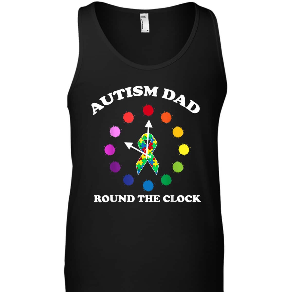 Dad Puzzle Piece Ribbon Autistic Cool Autism Awareness Gift T-Shirt Dad Puzzle Piece Ribbon Autistic Cool Autism Awareness Gift T-Shirt