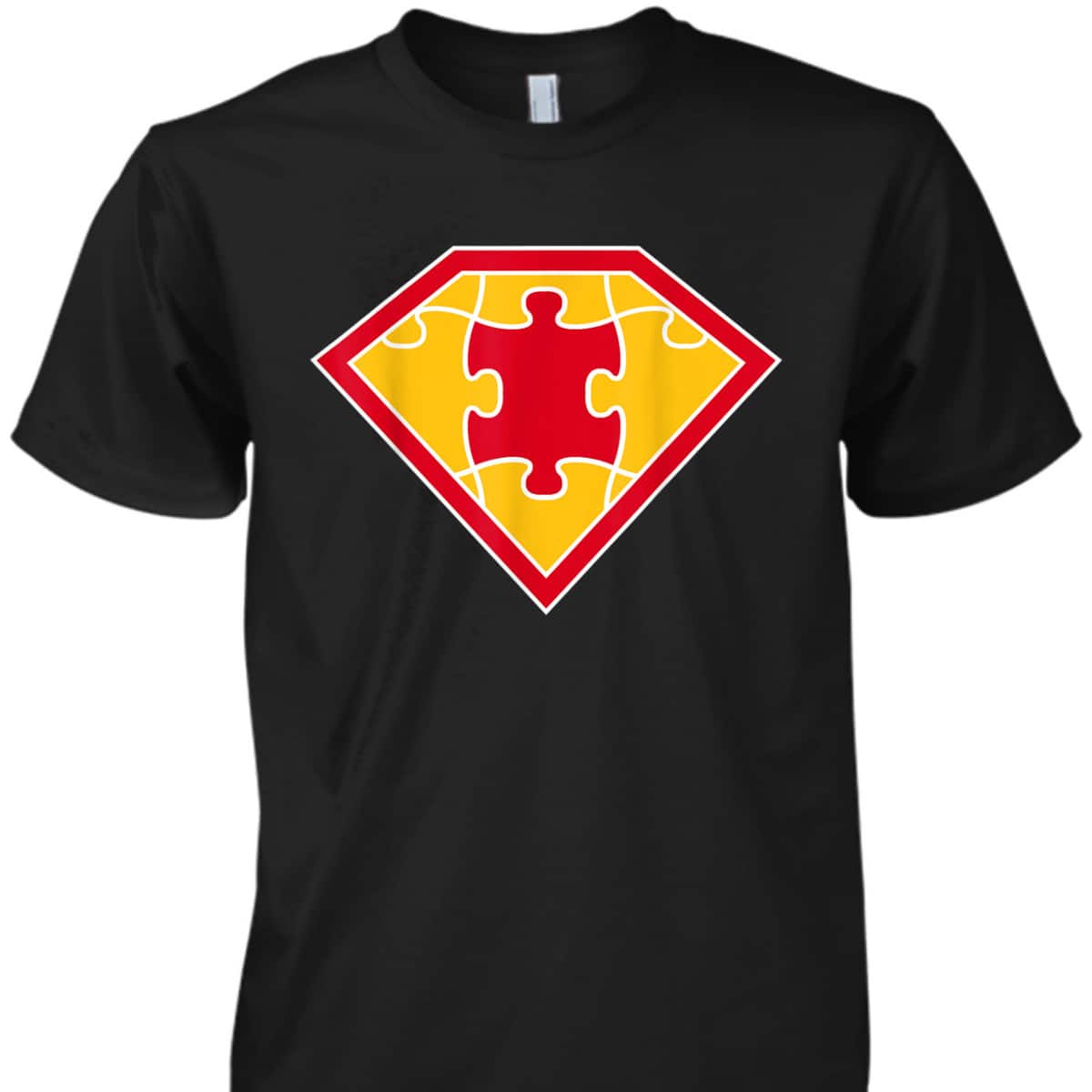 Superhero Puzzle Piece Inspirational Autism Awareness Gift T-Shirt Superhero Puzzle Piece Inspirational Autism Awareness Gift T-Shirt