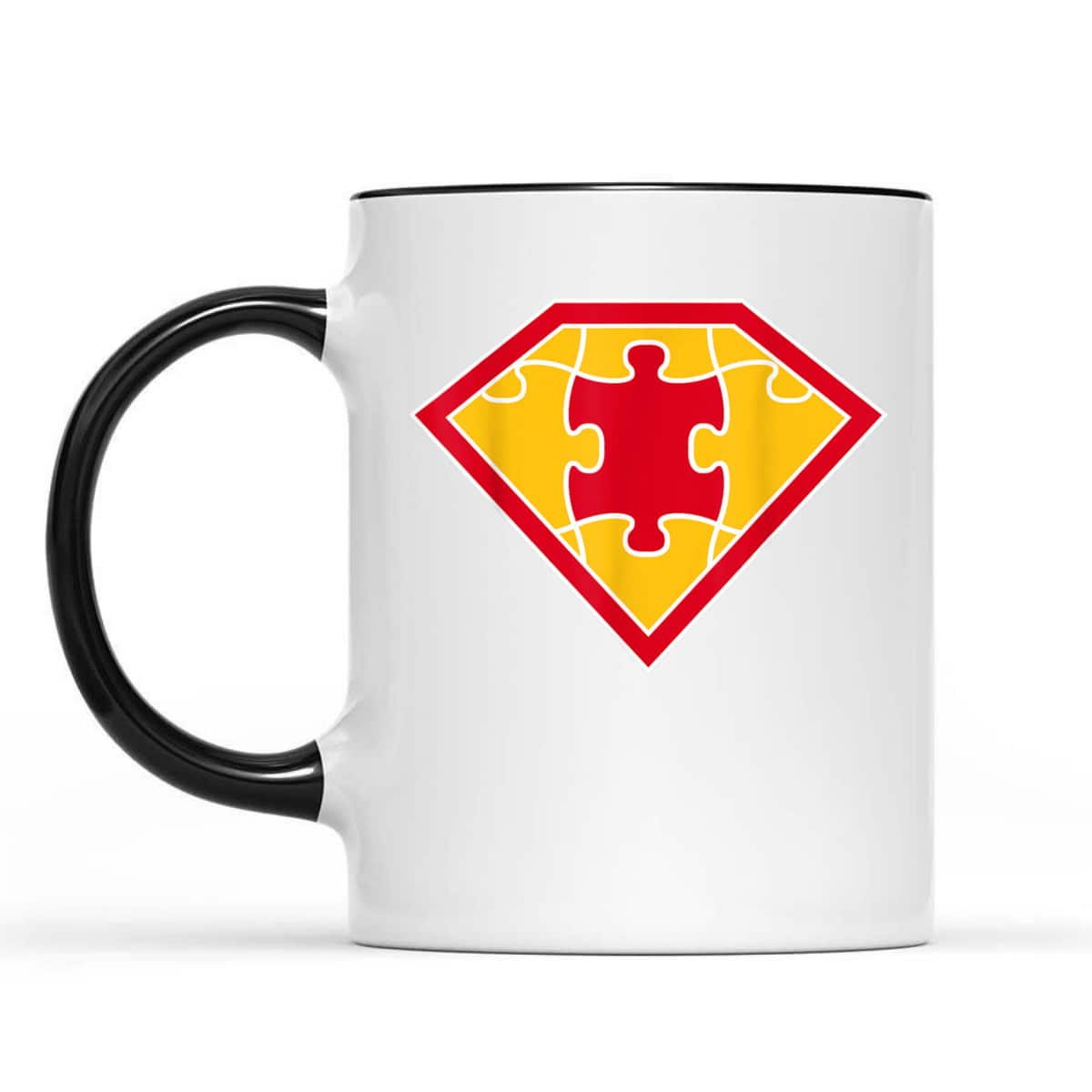 Superhero Puzzle Piece Inspirational Autism Awareness Gift T-Shirt