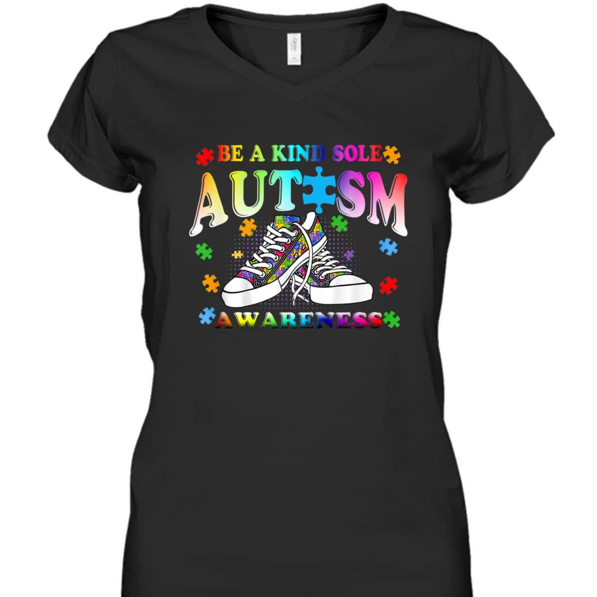 Be A Kind Sole Autism Awareness Puzzle Shoes Be Kind Gifts T-Shirt Be A Kind Sole Autism Awareness Puzzle Shoes Be Kind Gifts T-Shirt