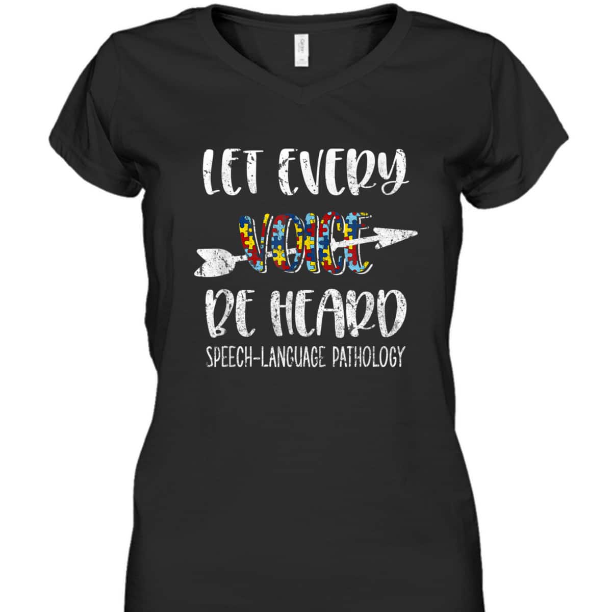 Autism Awareness Month Costume SLP Teacher Puzzle T-Shirt Autism Awareness Month Costume SLP Teacher Puzzle T-Shirt