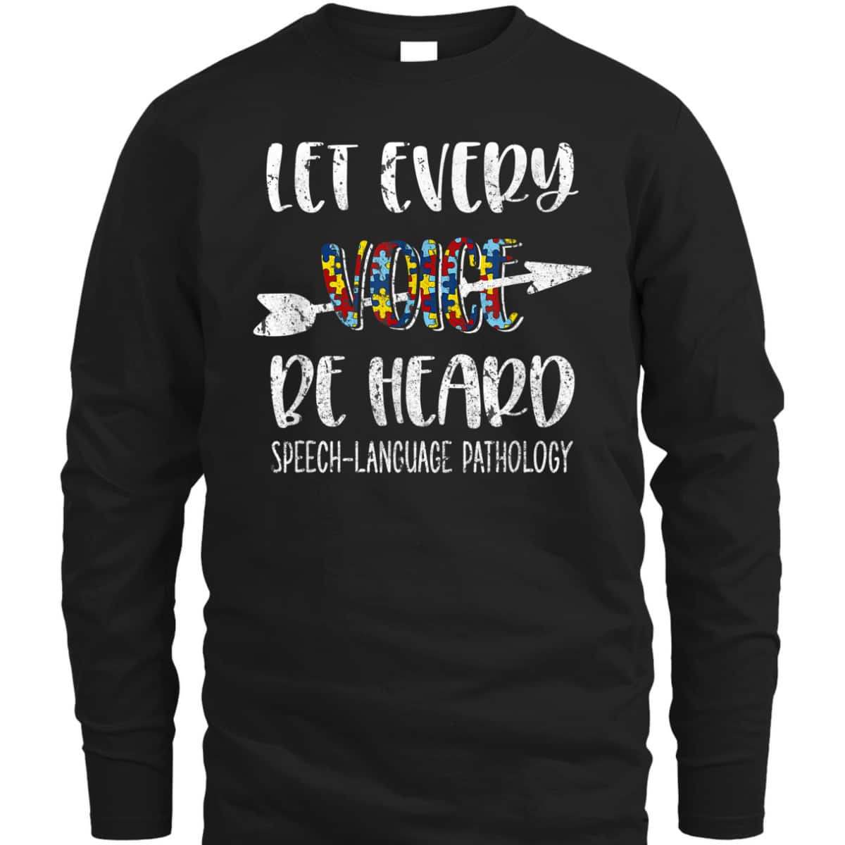 Autism Awareness Month Costume SLP Teacher Puzzle T-Shirt Autism Awareness Month Costume SLP Teacher Puzzle T-Shirt