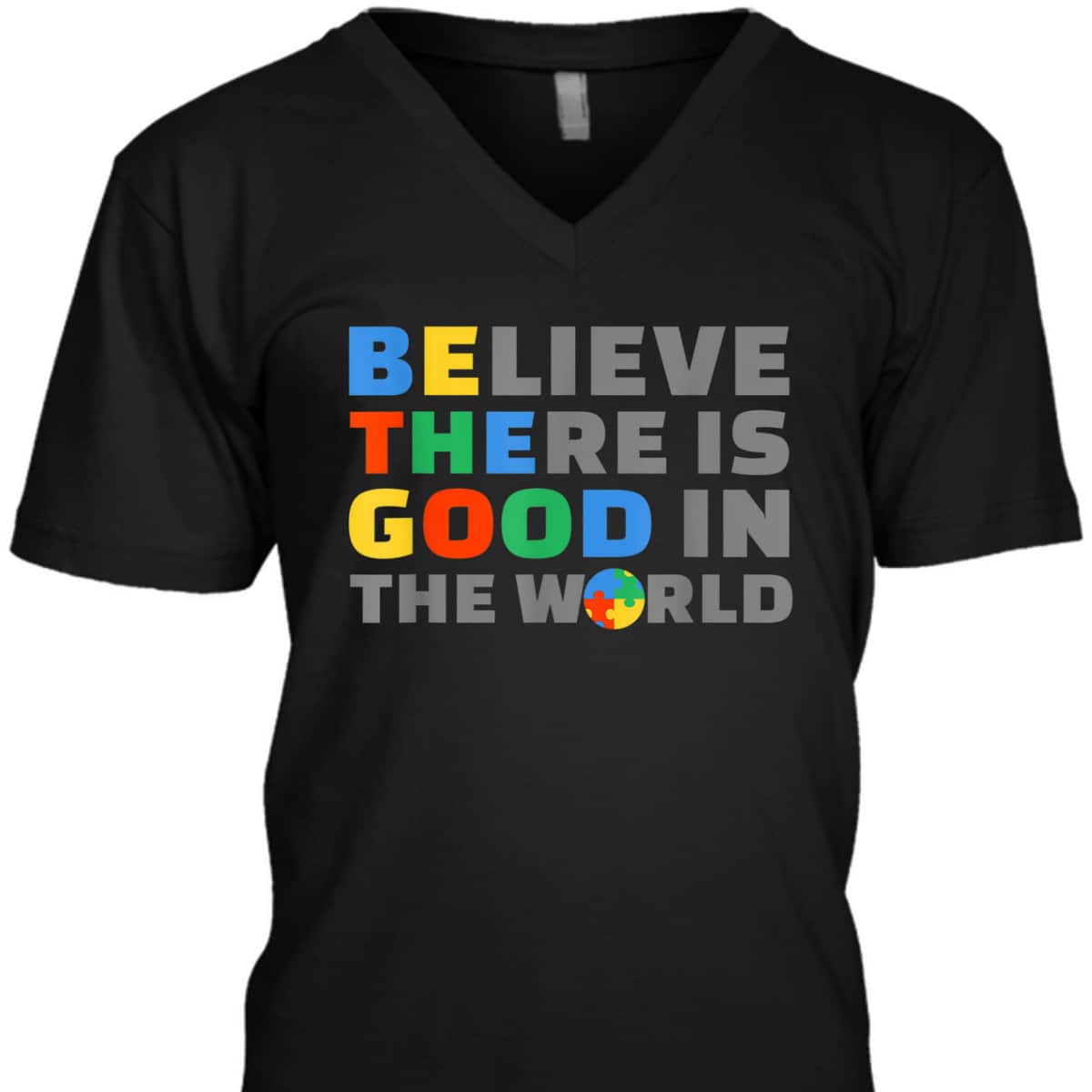 Be Good Autism Awareness Positive Message Women T-Shirt