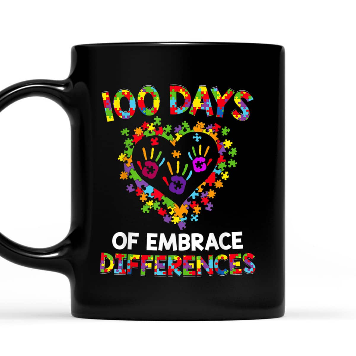 Happy 100th Day 100 Days Of School Autism Awareness T-Shirt Happy 100th Day 100 Days Of School Autism Awareness T-Shirt