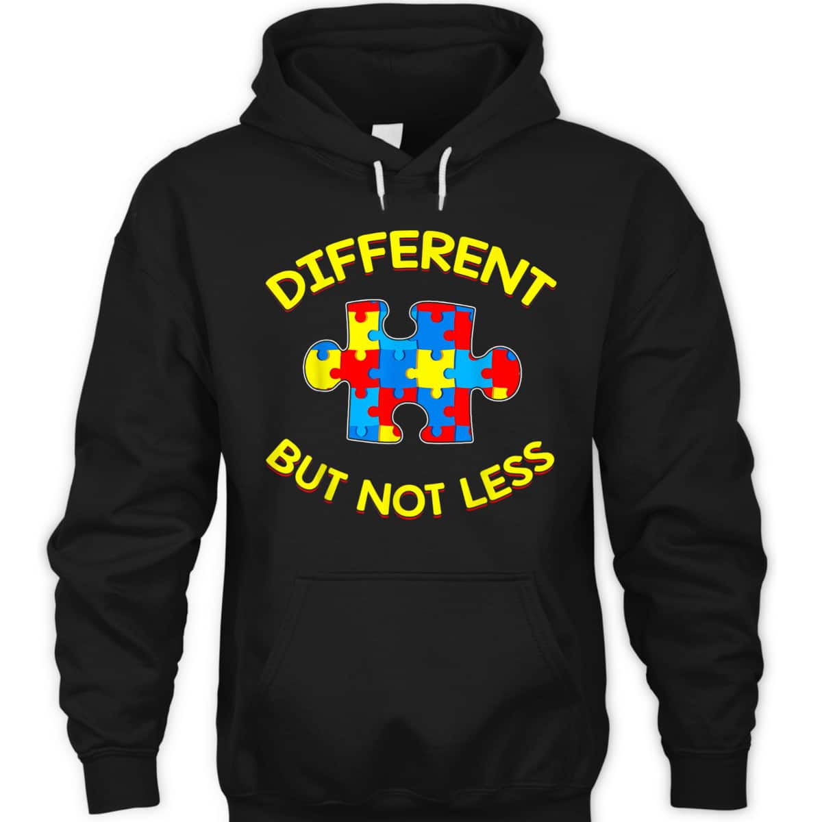 Different But Not Less Autism Awareness Puzzle Gift T-Shirt