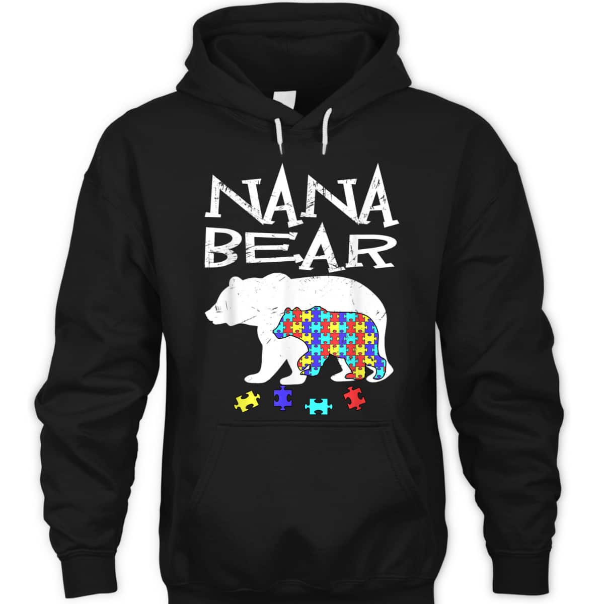 Nana Bear Autism Awareness Autism Mama Mom Mommy T-Shirt