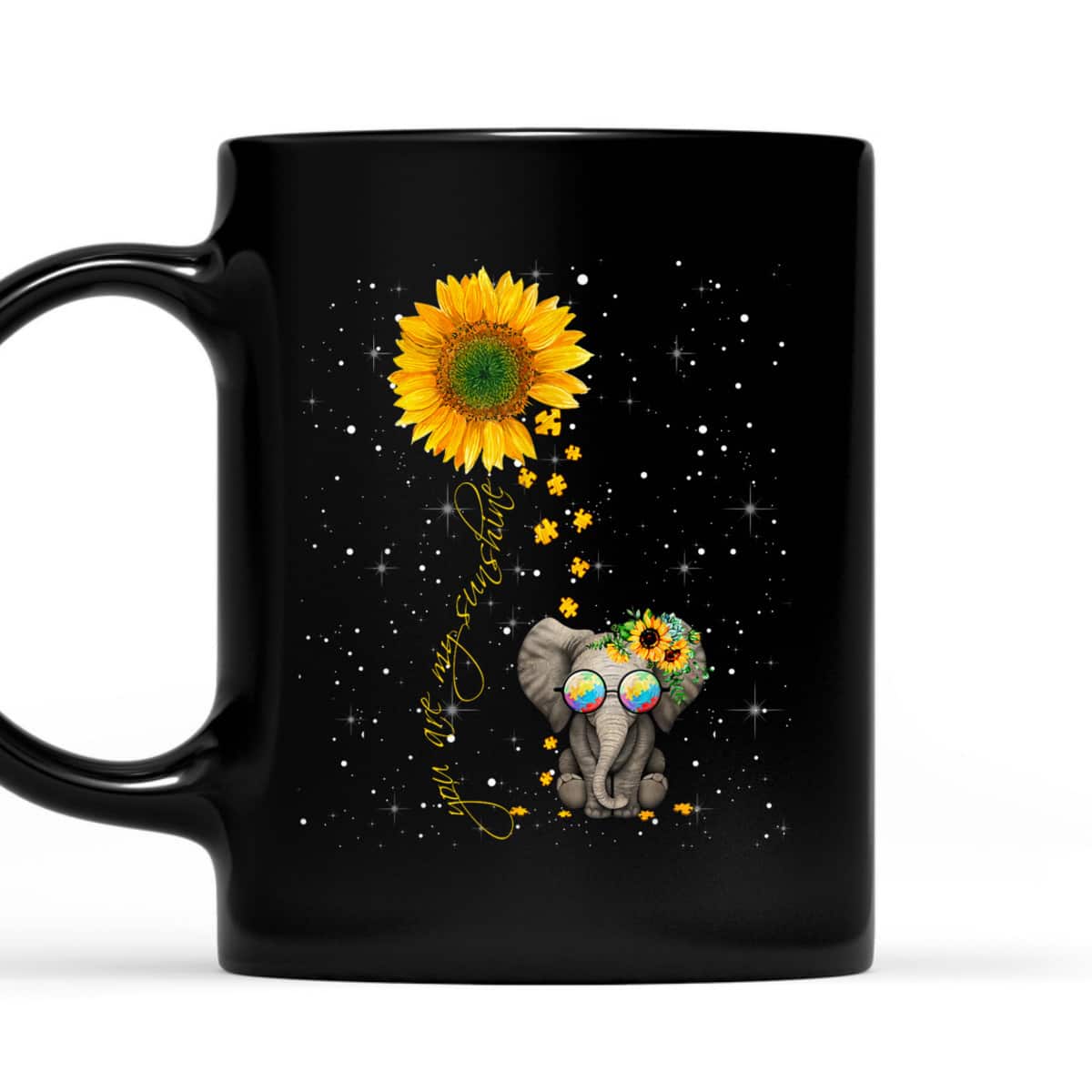 You Are My Sunshine Autism Awareness Sunflower Elephant T-Shirt You Are My Sunshine Autism Awareness Sunflower Elephant T-Shirt