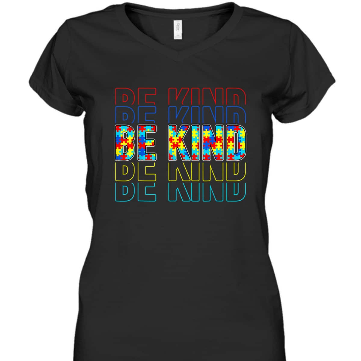 Be Kind Autism Awareness Special Education Autism Teacher T-Shirt