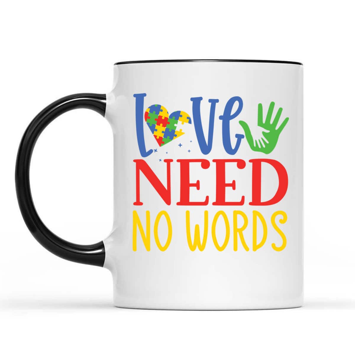 Autism Awareness Month Love Needs No Words T-Shirt Autism Awareness Month Love Needs No Words T-Shirt