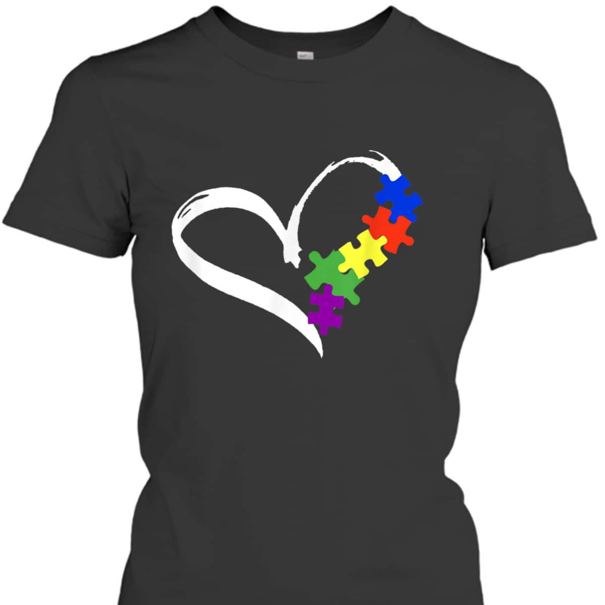Autism Awareness Love Autism Puzzle Support Mom Teachers T-Shirt Autism Awareness Love Autism Puzzle Support Mom Teachers T-Shirt