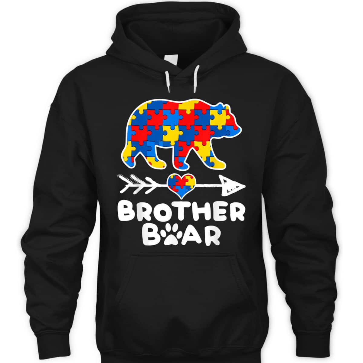 Brother Bear Puzzle Piece Autism Awareness Family Gifts T-Shirt Brother Bear Puzzle Piece Autism Awareness Family Gifts T-Shirt