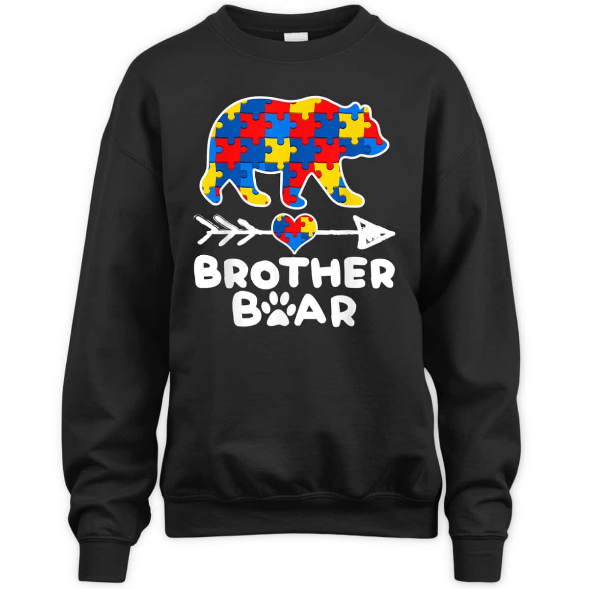 Brother Bear Puzzle Piece Autism Awareness Family Gifts T-Shirt Brother Bear Puzzle Piece Autism Awareness Family Gifts T-Shirt