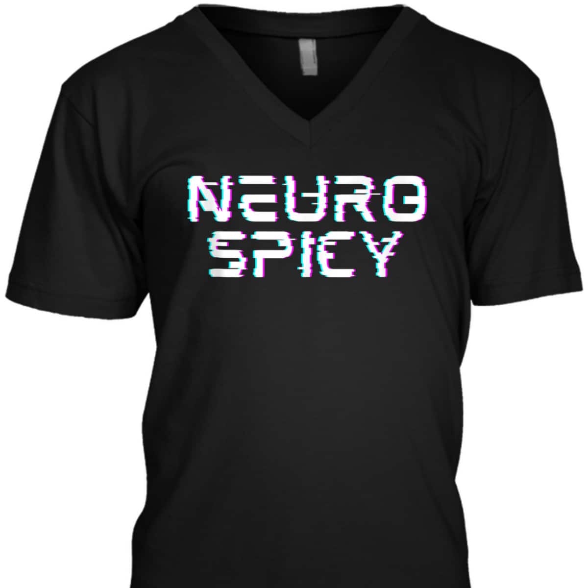 Neuro Spicy Vaporwave Spectrum Autistic Autism Awareness T-Shirt