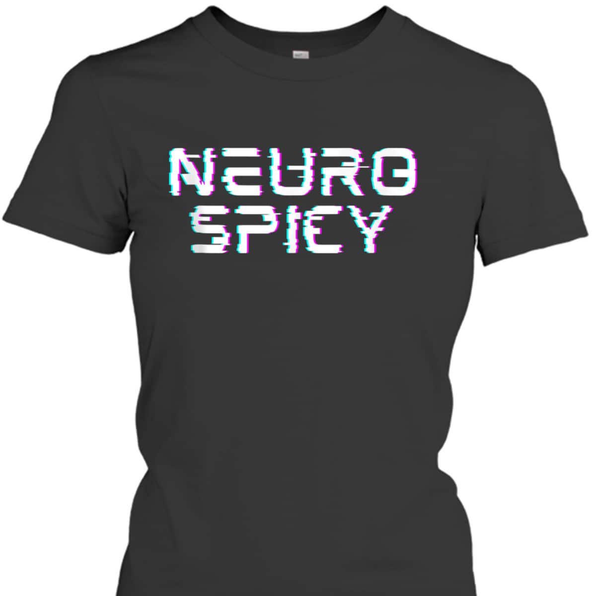 Neuro Spicy Vaporwave Spectrum Autistic Autism Awareness T-Shirt