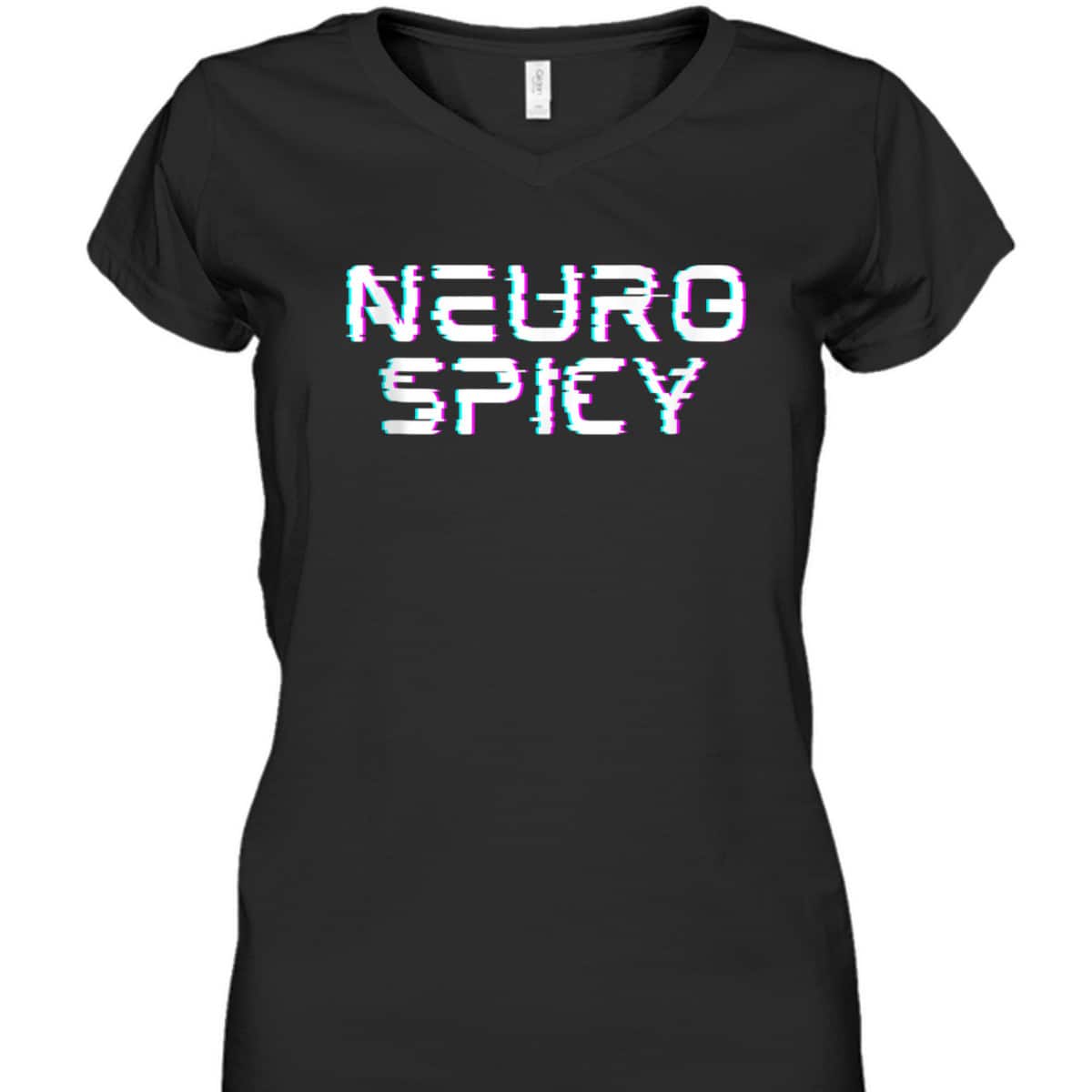 Neuro Spicy Vaporwave Spectrum Autistic Autism Awareness T-Shirt
