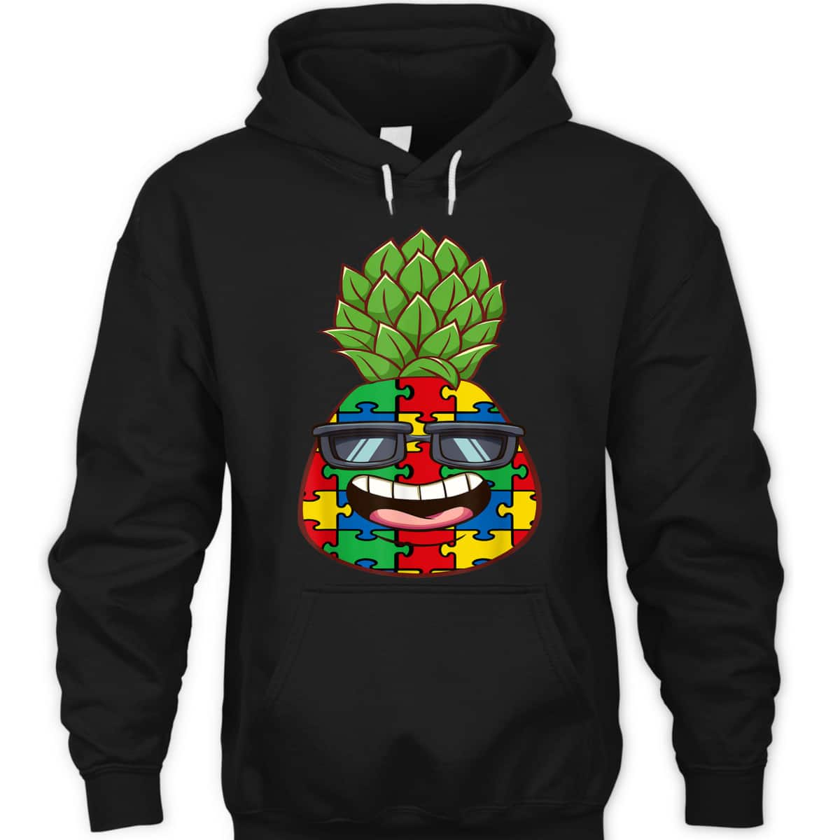 Pineapple Puzzle Piece Autism Awareness Funny Hawaiian T-Shirt Pineapple Puzzle Piece Autism Awareness Funny Hawaiian T-Shirt