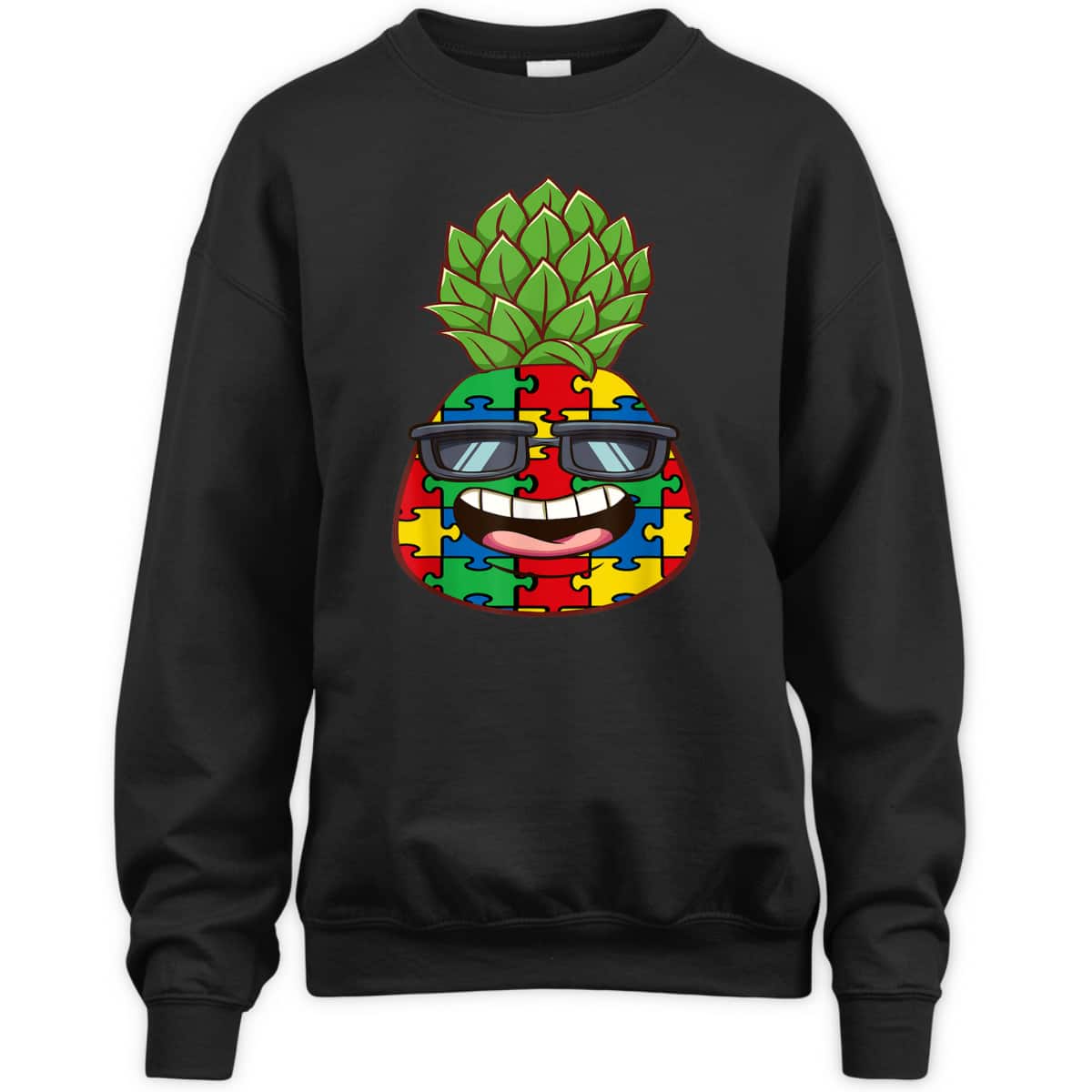 Pineapple Puzzle Piece Autism Awareness Funny Hawaiian T-Shirt Pineapple Puzzle Piece Autism Awareness Funny Hawaiian T-Shirt