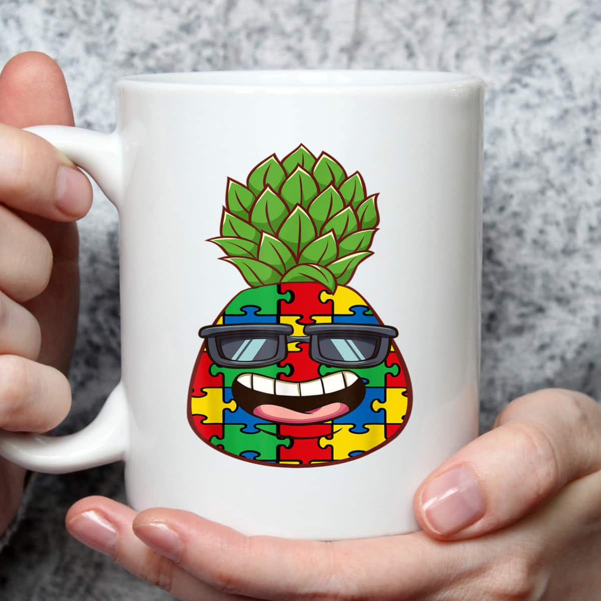 Pineapple Puzzle Piece Autism Awareness Funny Hawaiian T-Shirt Pineapple Puzzle Piece Autism Awareness Funny Hawaiian T-Shirt