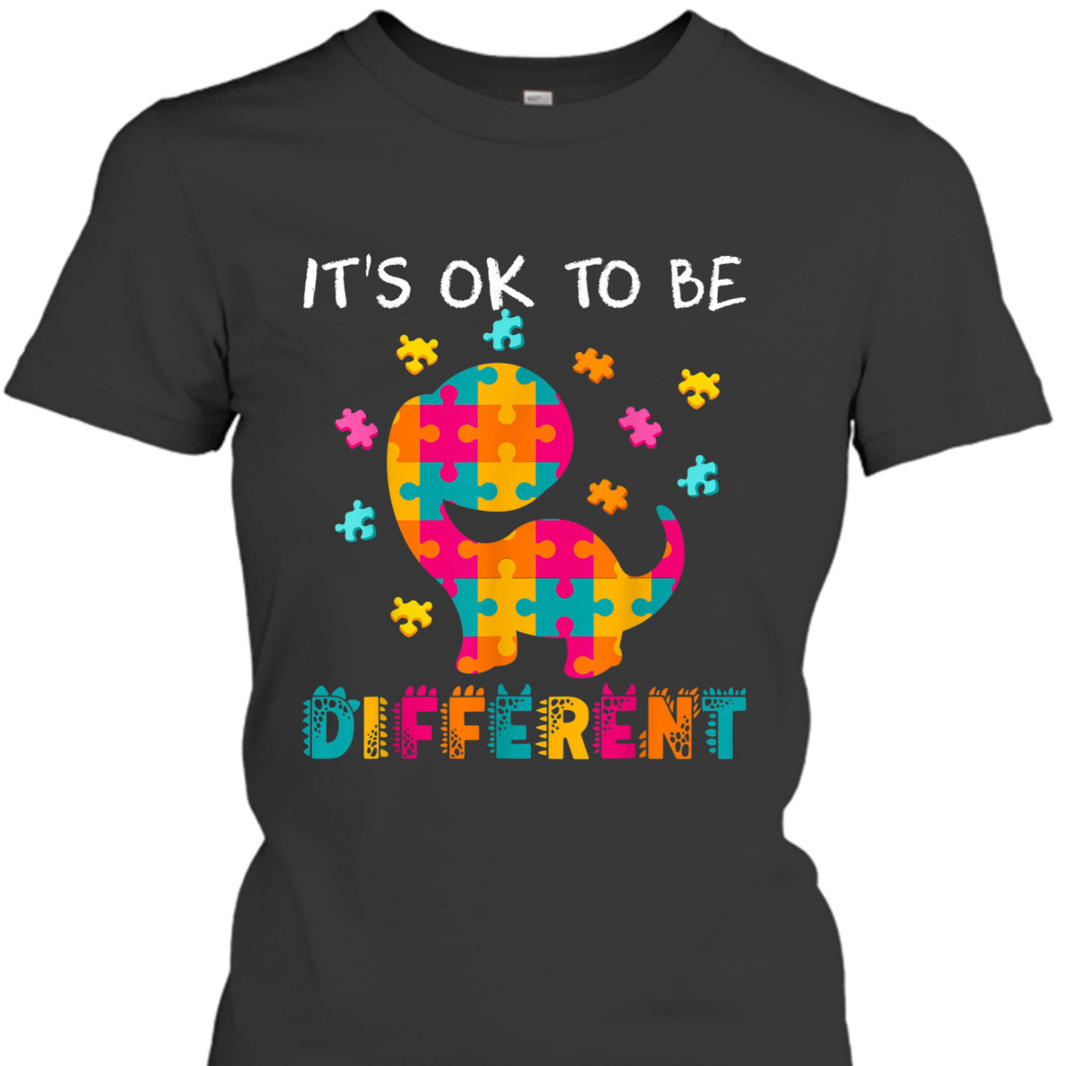 AUTISM AWARENESS It's Ok To Be Different T-Shirt AUTISM AWARENESS It's Ok To Be Different T-Shirt