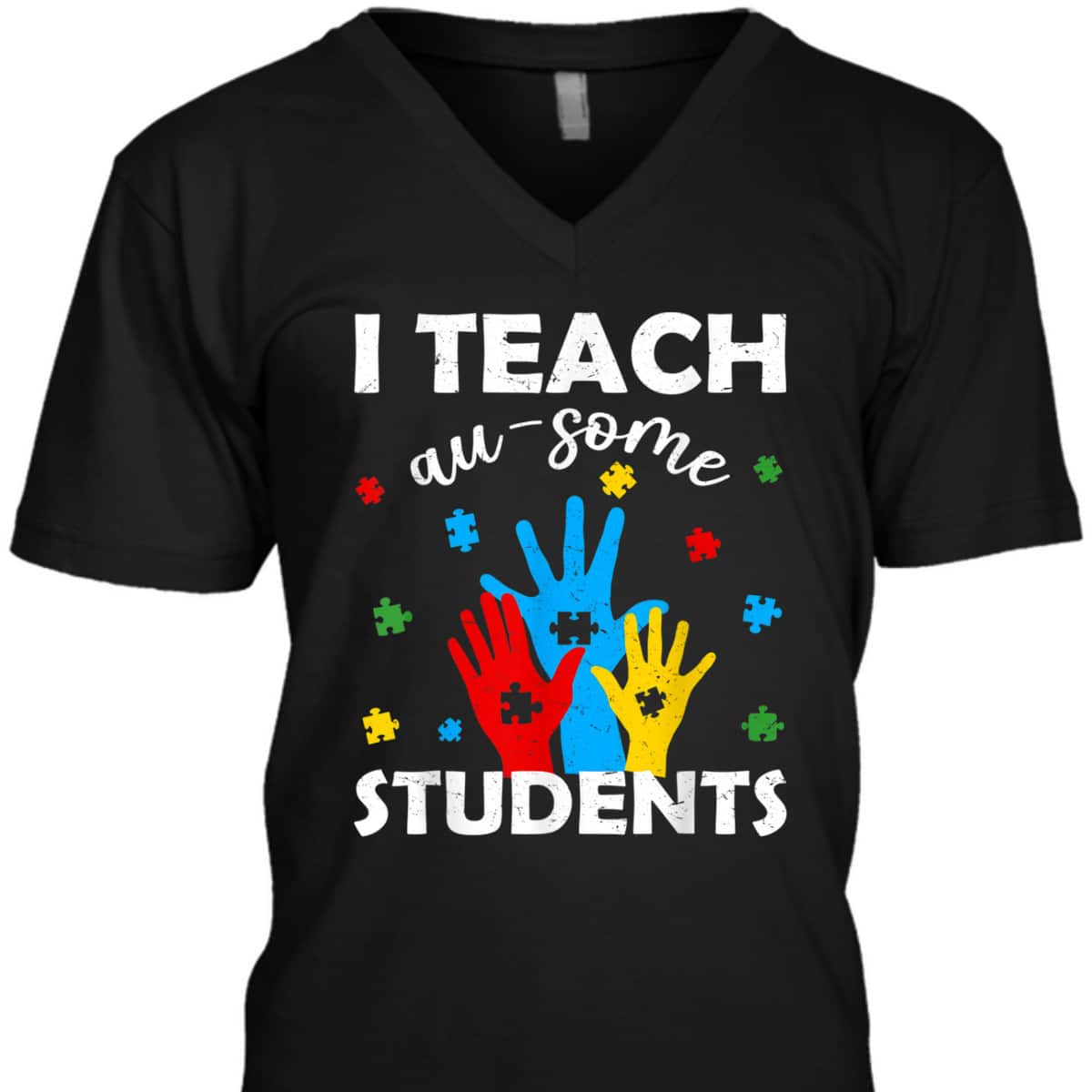Special Education Teacher Autism Awareness T-Shirt