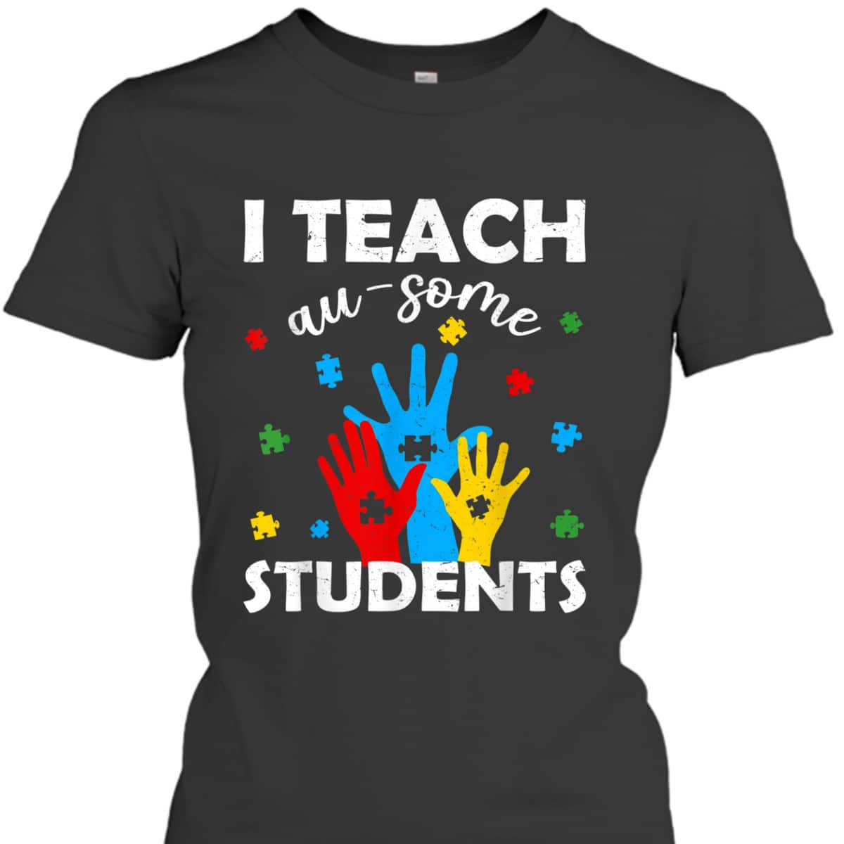 Special Education Teacher Autism Awareness T-Shirt