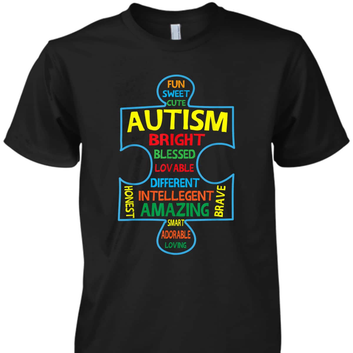 Puzzle Piece Intelligent Inspirational Autism Awareness Gift T-Shirt Puzzle Piece Intelligent Inspirational Autism Awareness Gift T-Shirt