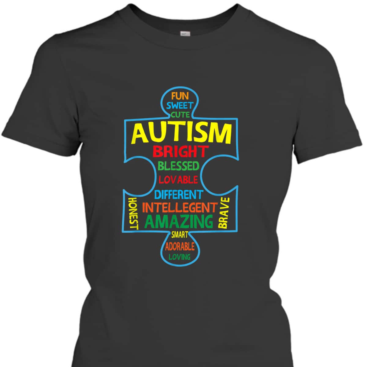 Puzzle Piece Intelligent Inspirational Autism Awareness Gift T-Shirt Puzzle Piece Intelligent Inspirational Autism Awareness Gift T-Shirt