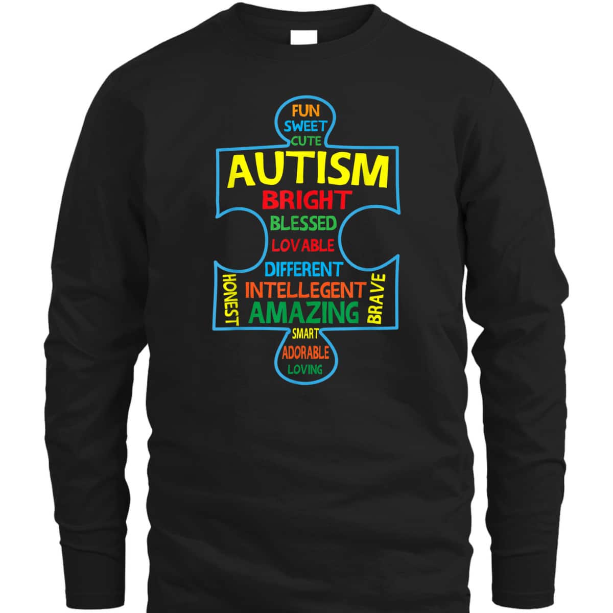 Puzzle Piece Intelligent Inspirational Autism Awareness Gift T-Shirt Puzzle Piece Intelligent Inspirational Autism Awareness Gift T-Shirt