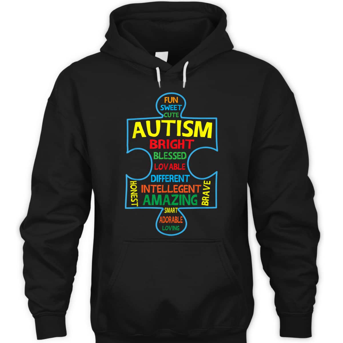 Puzzle Piece Intelligent Inspirational Autism Awareness Gift T-Shirt