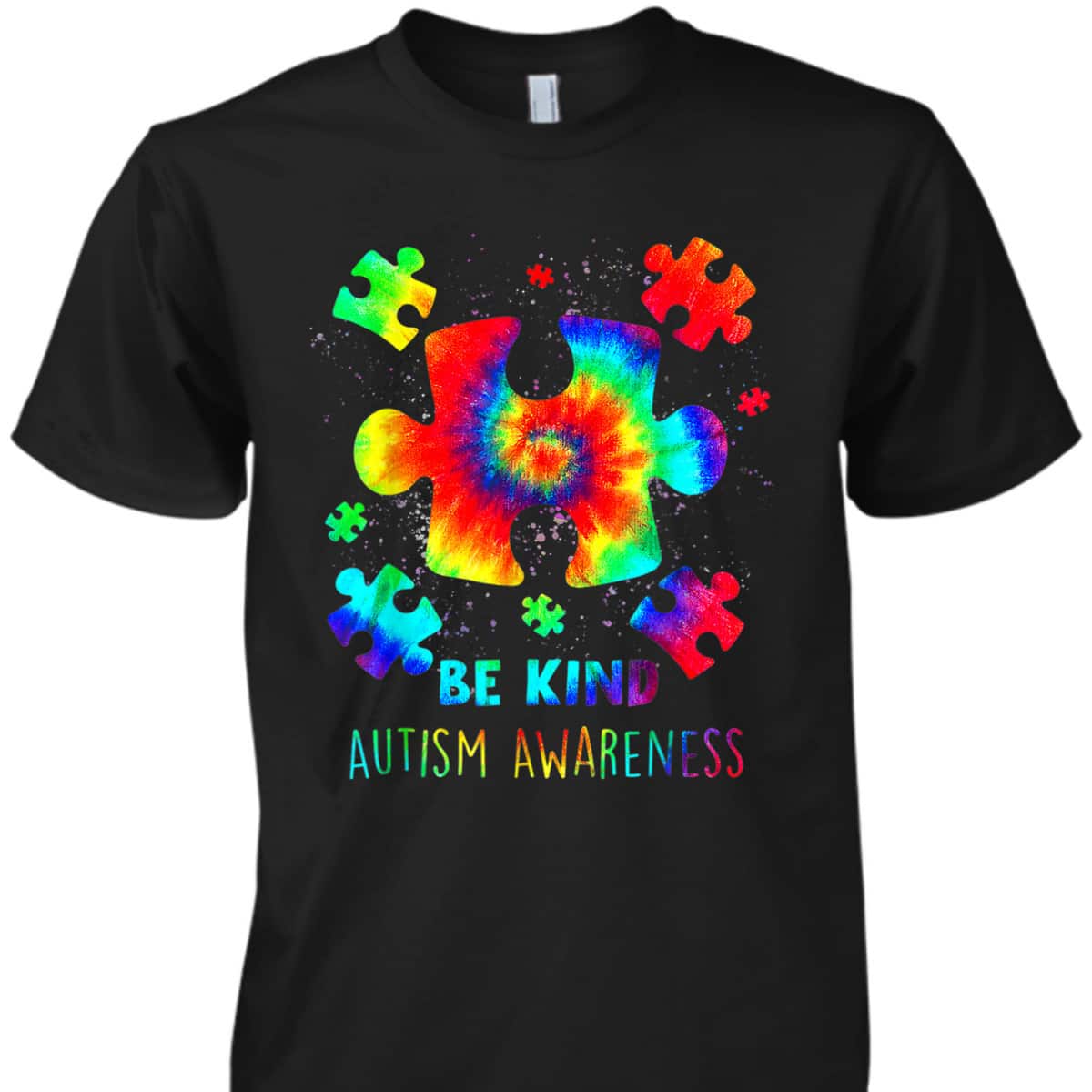 Live Love Accept Autism Awareness Support Acceptance Tie Dye T-Shirt Live Love Accept Autism Awareness Support Acceptance Tie Dye T-Shirt
