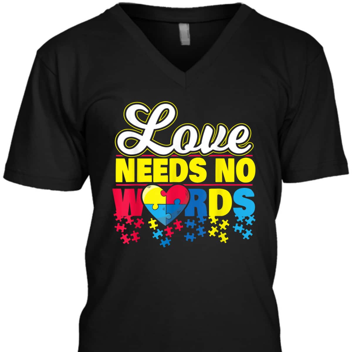 Autism Awareness Women Aspergers Heart T-Shirt