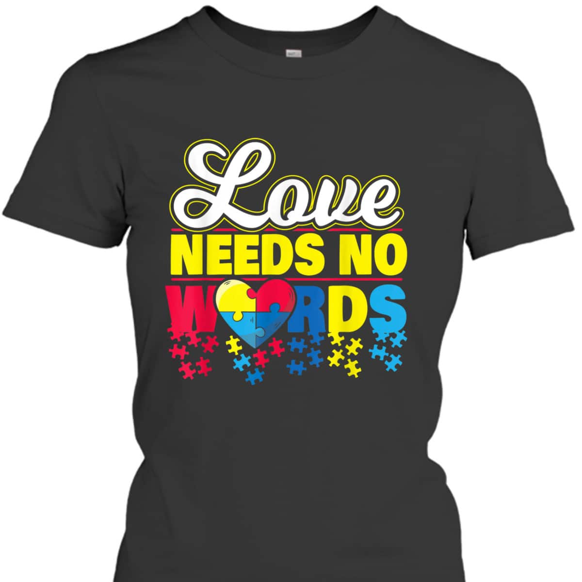Autism Awareness Women Aspergers Heart T-Shirt Autism Awareness Women Aspergers Heart T-Shirt