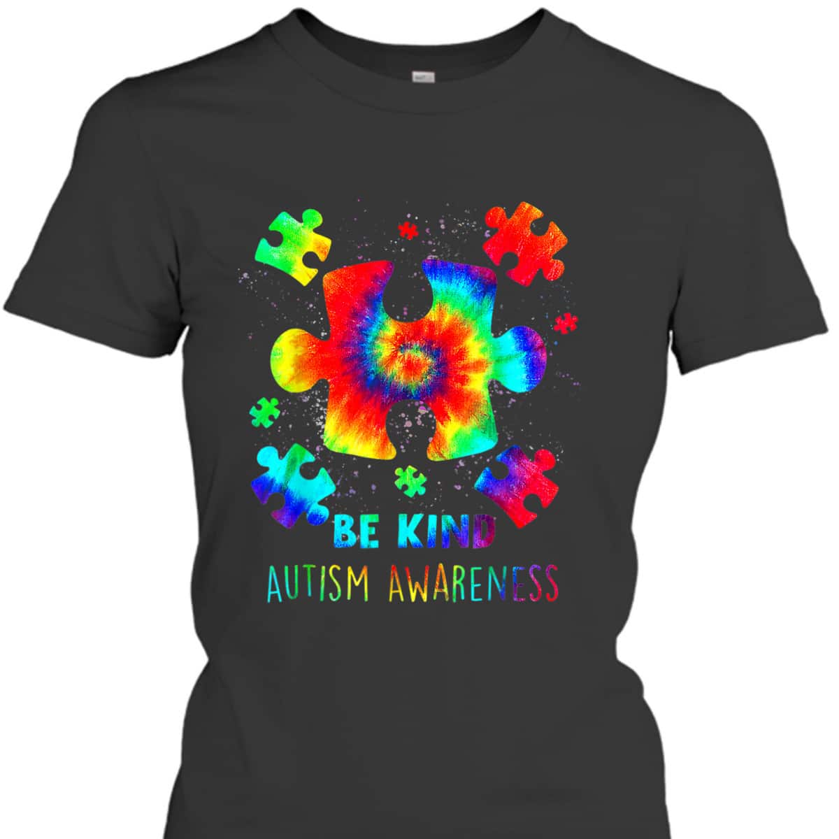 Live Love Accept Autism Awareness Support Acceptance Tie Dye T-Shirt Live Love Accept Autism Awareness Support Acceptance Tie Dye T-Shirt