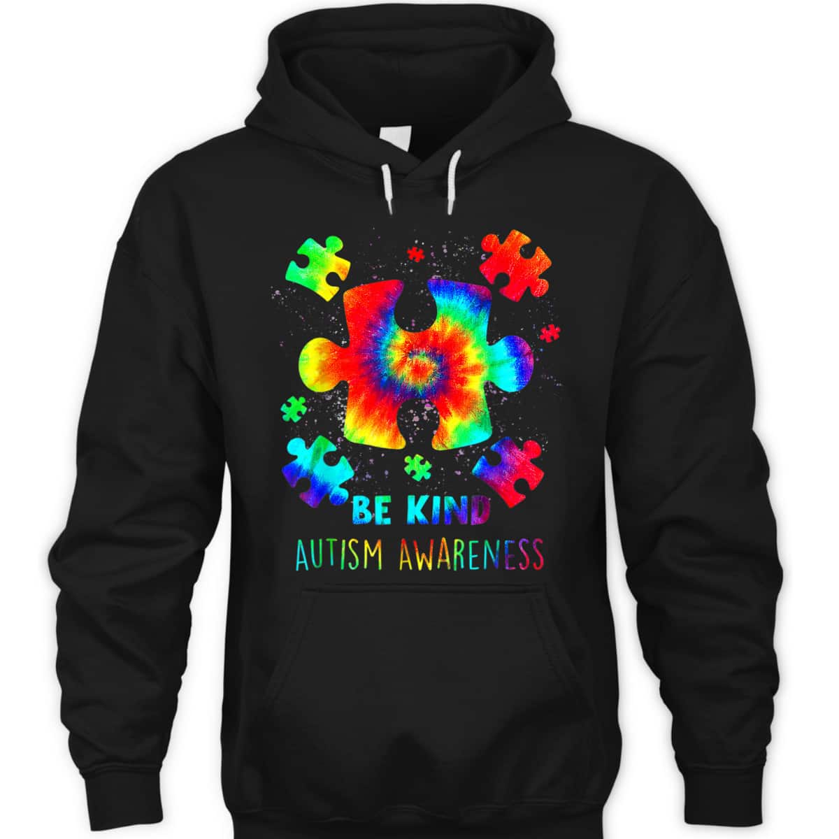 Live Love Accept Autism Awareness Support Acceptance Tie Dye T-Shirt