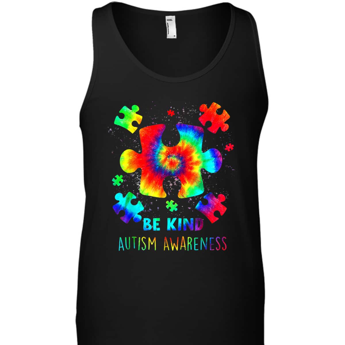 Live Love Accept Autism Awareness Support Acceptance Tie Dye T-Shirt