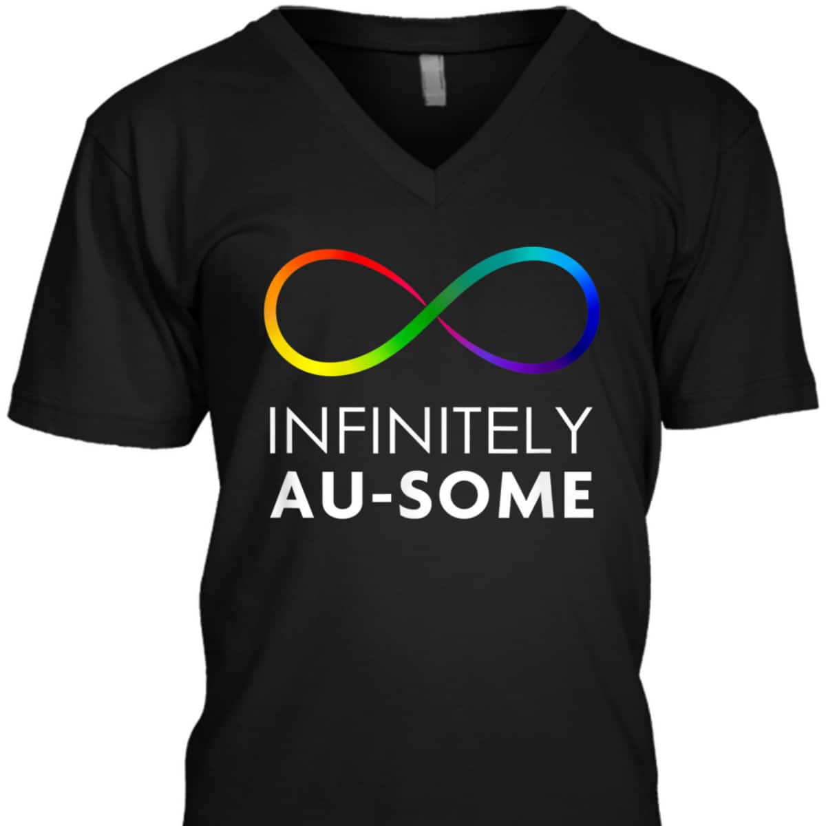 Red Instead Autism - Infinitely AU-SOME Infinity T-Shirt