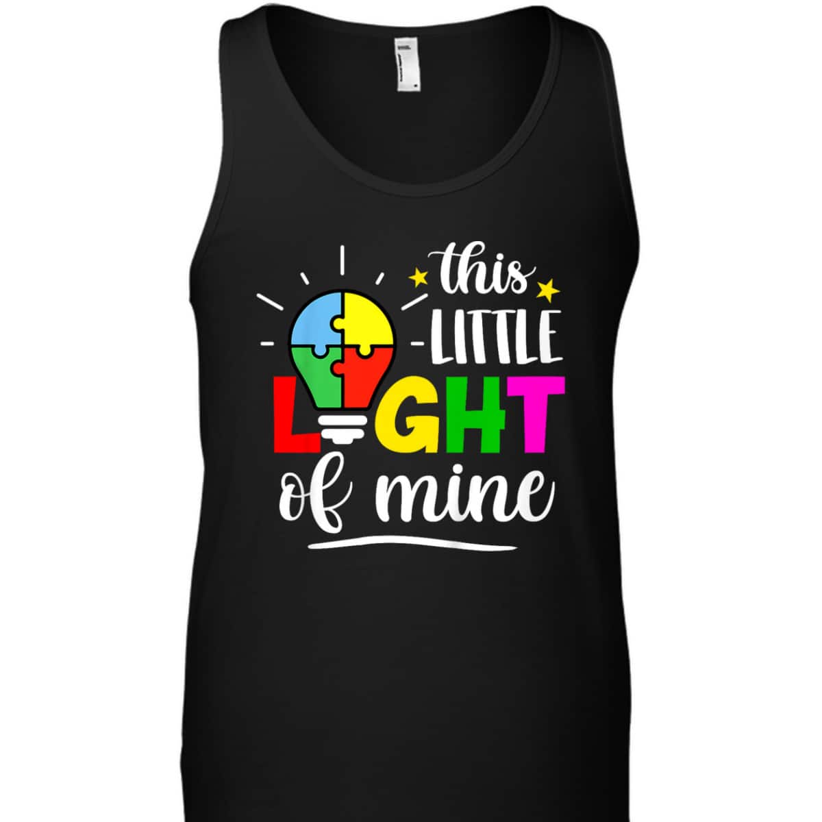 Kids This Little A Lights Of Mine Autism Warrior Autism Awareness T-Shirt