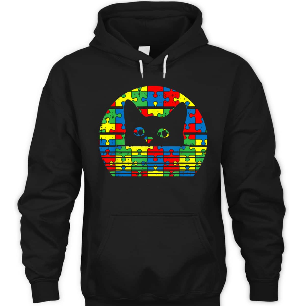 Black Cat Autism Awareness Gifts For Kids Cute Kitten Kitty T-Shirt Black Cat Autism Awareness Gifts For Kids Cute Kitten Kitty T-Shirt