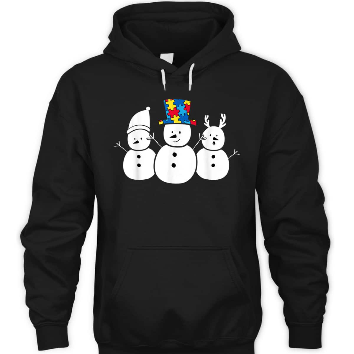 Be Different Christmas Autism For Kids Women Snowman T-Shirt Be Different Christmas Autism For Kids Women Snowman T-Shirt
