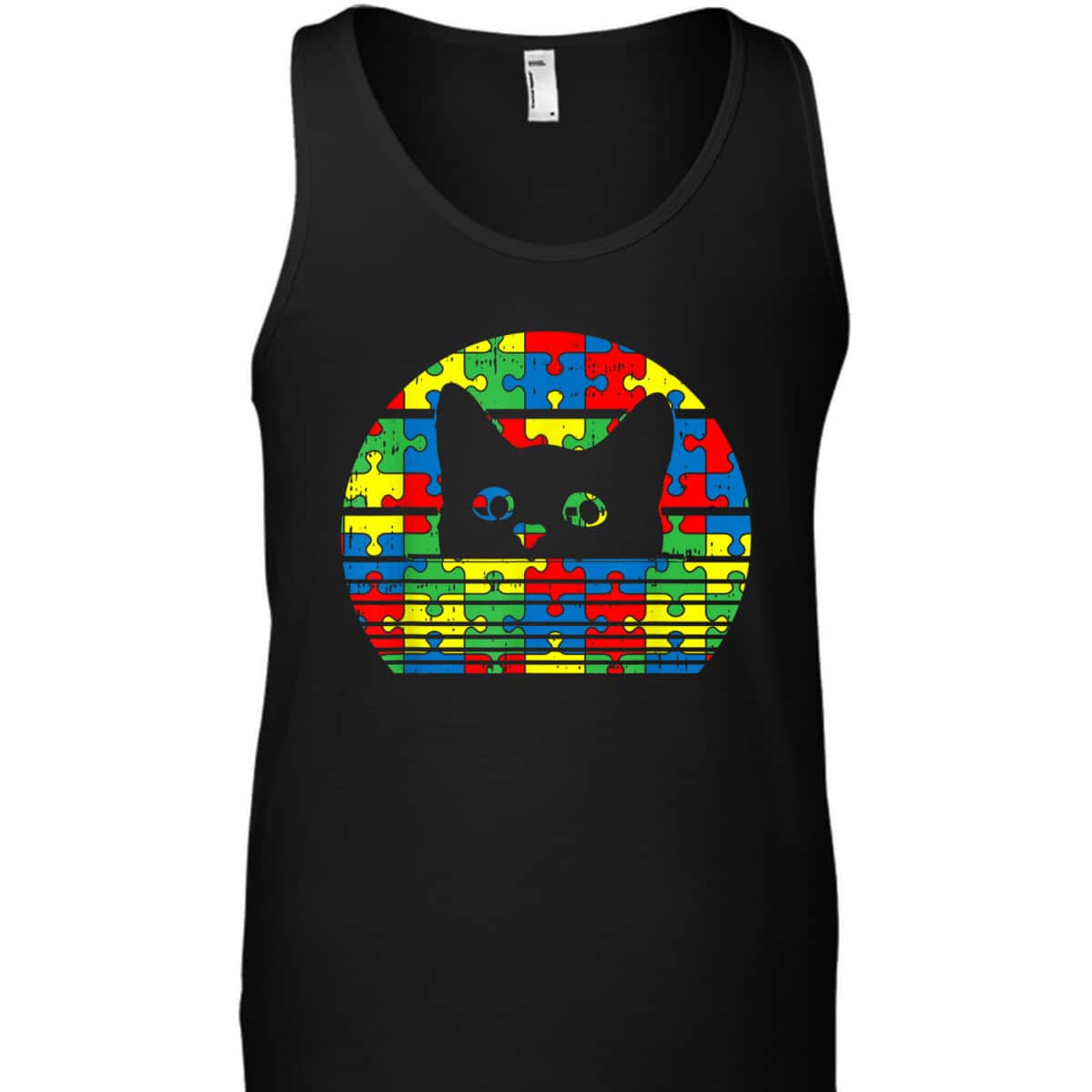 Black Cat Autism Awareness Gifts For Kids Cute Kitten Kitty T-Shirt Black Cat Autism Awareness Gifts For Kids Cute Kitten Kitty T-Shirt